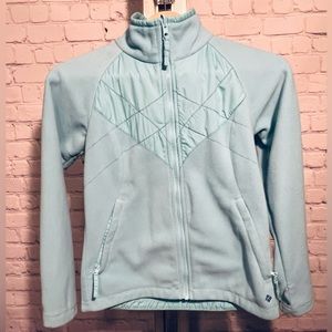 Columbia Bugaboo Fleece Interchangeable Jacket. Girls Size 10/12. Full Zip.